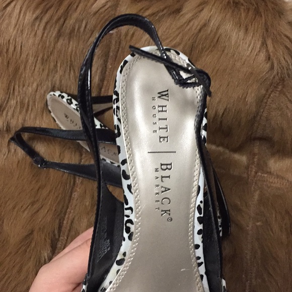 White House Black Market Cheetah Print Heels - Picture 5 of 5